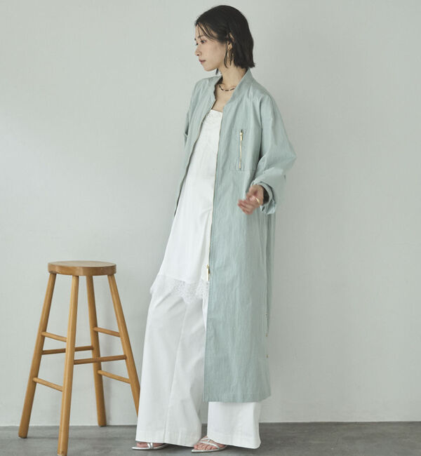 Doux archives「バックギャザーロングMA-1」|ブルゾン・スタジャン|