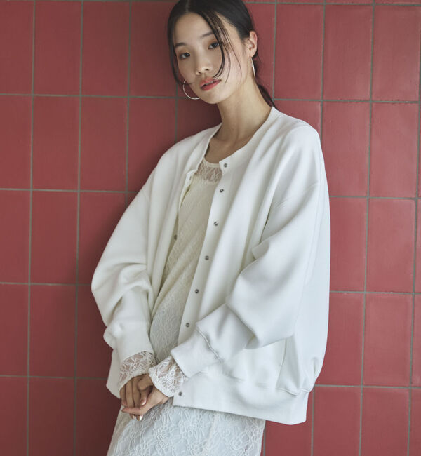Doux archives「ボンディングスナップカーディガン」|Tシャツ・カットソー|