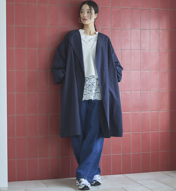 Doux archives「キーネックスウェットプルオーバー」|Tシャツ・カットソー|