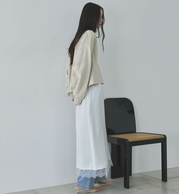 Doux archives「キーネックスウェットプルオーバー」|Tシャツ・カットソー|