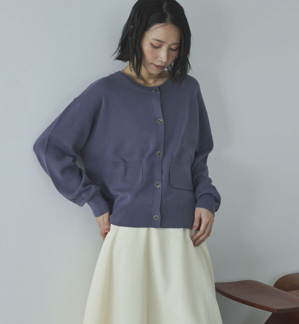 Doux archives「ニットジャケット」|カーディガン|