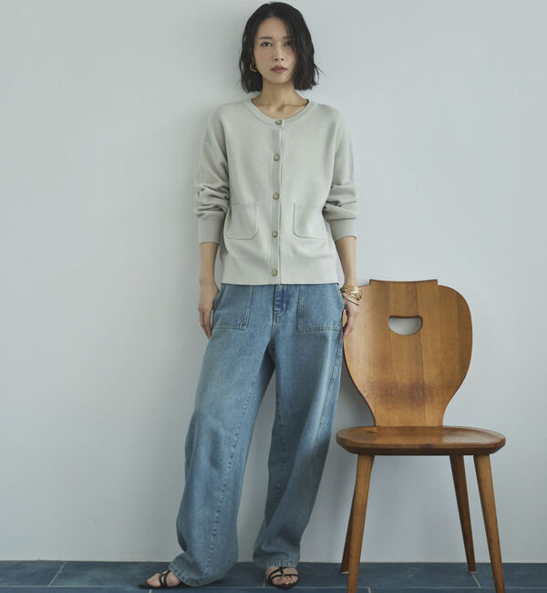 Doux archives「ニットジャケット」|カーディガン|