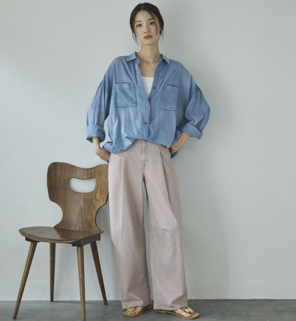 Doux archives「２ＷＡＹシアーデニムシャツ」|シャツ・ブラウス|