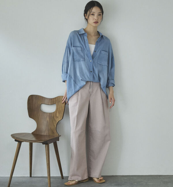 Doux archives「２ＷＡＹシアーデニムシャツ」|シャツ・ブラウス|