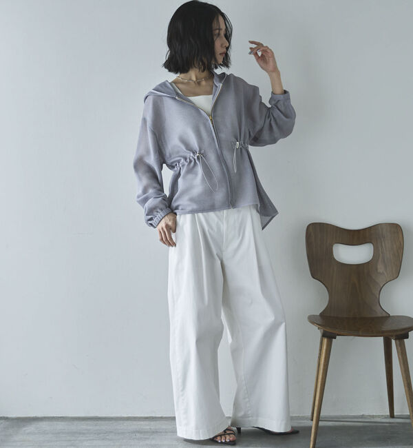 Doux archives「ウエストドロストメッシュパーカー」|その他|