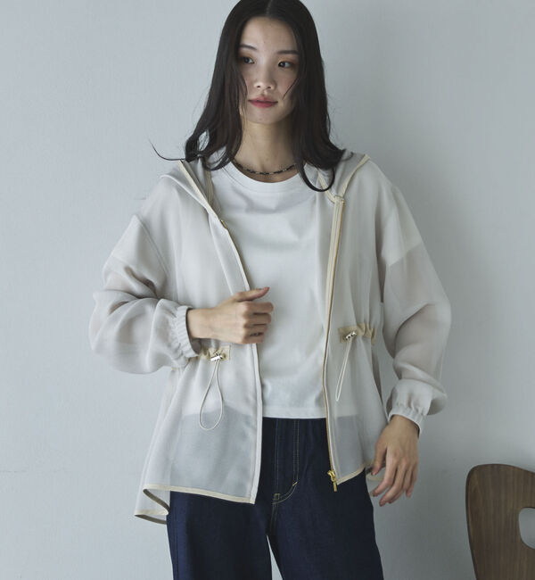 Doux archives「ウエストドロストメッシュパーカー」|その他|