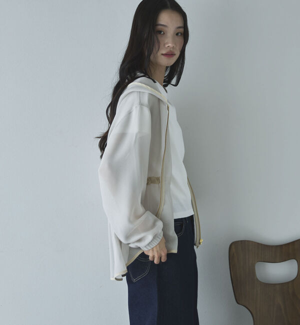 Doux archives「ウエストドロストメッシュパーカー」|その他|