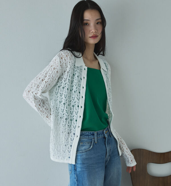 Doux archives「透かし編みカーディガン」|カーディガン|