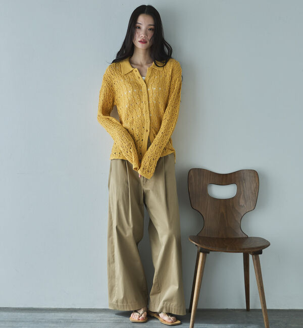 Doux archives「透かし編みカーディガン」|カーディガン|