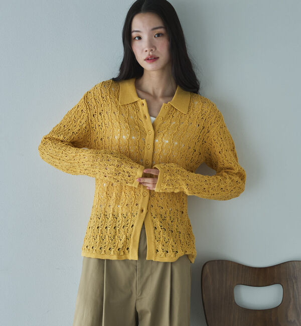 Doux archives「透かし編みカーディガン」|カーディガン|