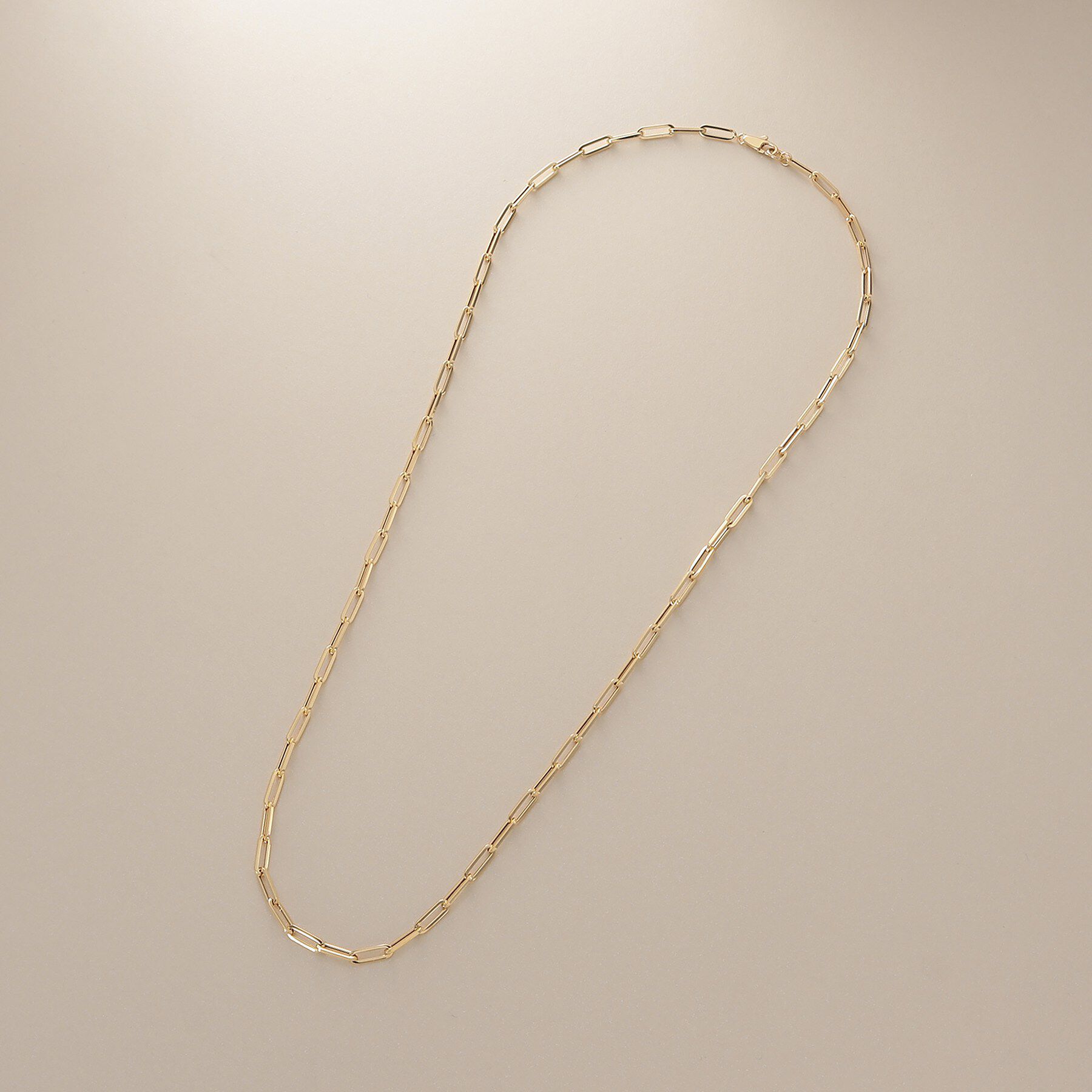 COCOSHNIK「K18中空イタリアングメット ネックレスS（50cm）」|ネックレス|