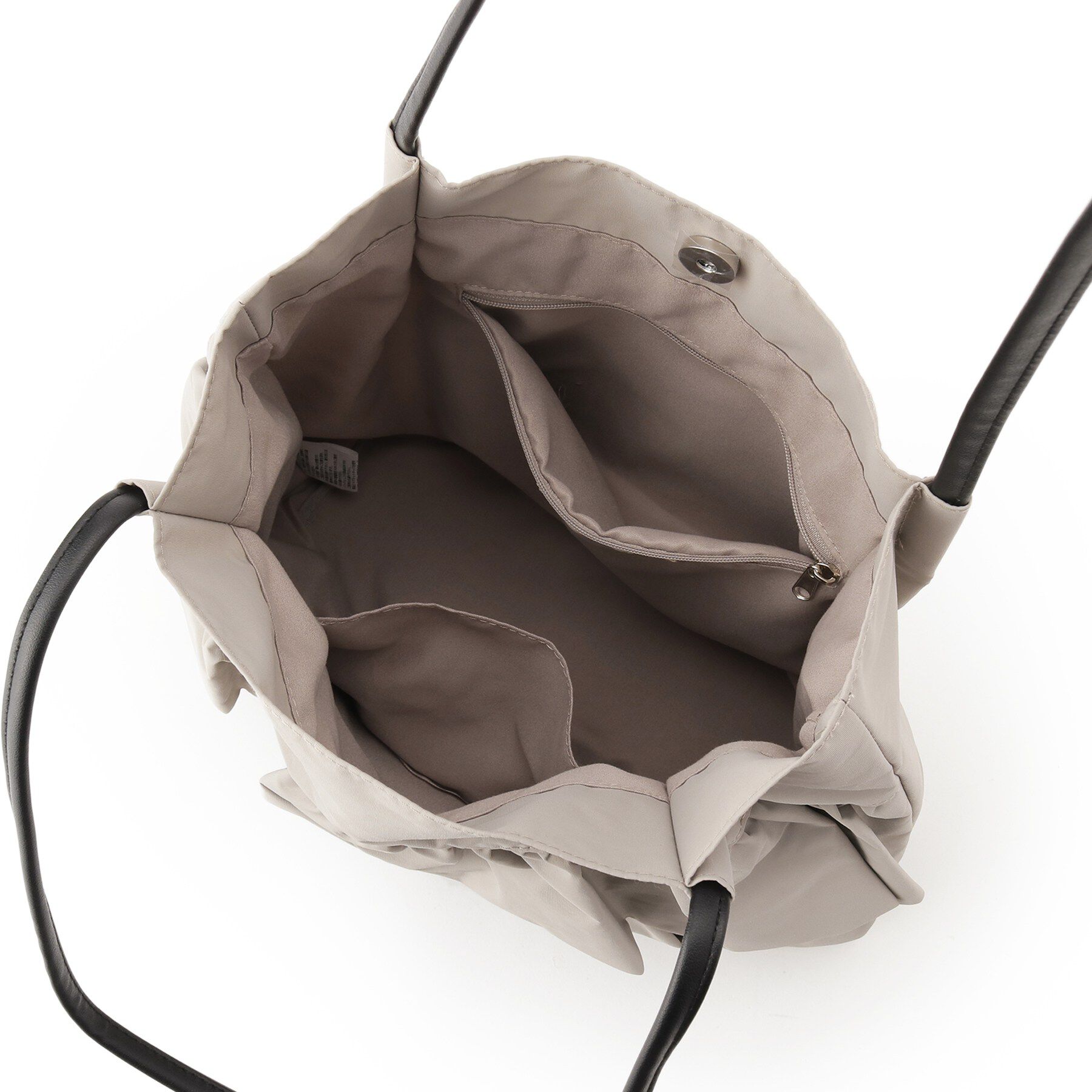 SHOO･LA･RUE「【撥水】つまみハンドルフリルトートバッグ」|トートバッグ|