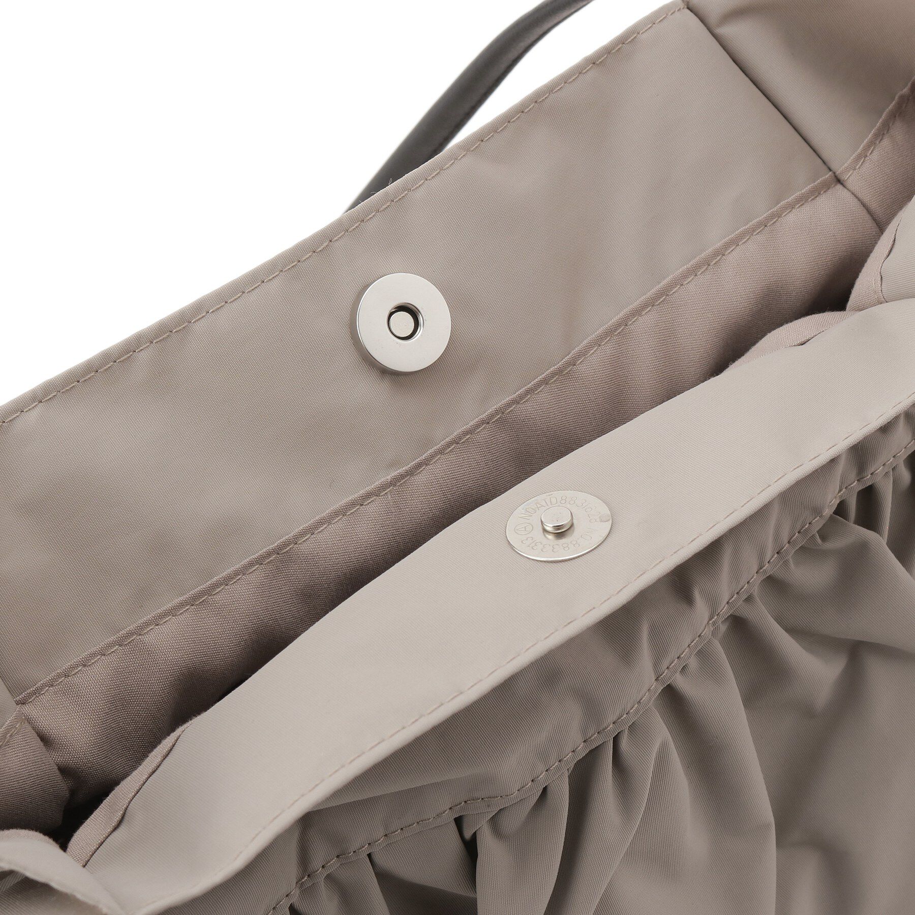 SHOO･LA･RUE「【撥水】つまみハンドルフリルトートバッグ」|トートバッグ|