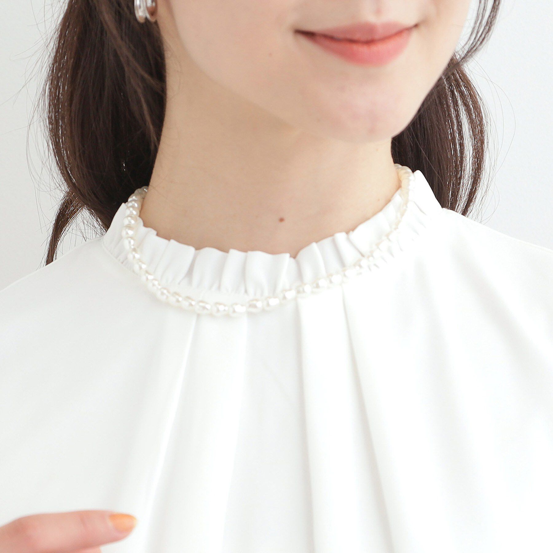 SHOO･LA･RUE「【3WAY】フェイクパールネックレス」|ネックレス|