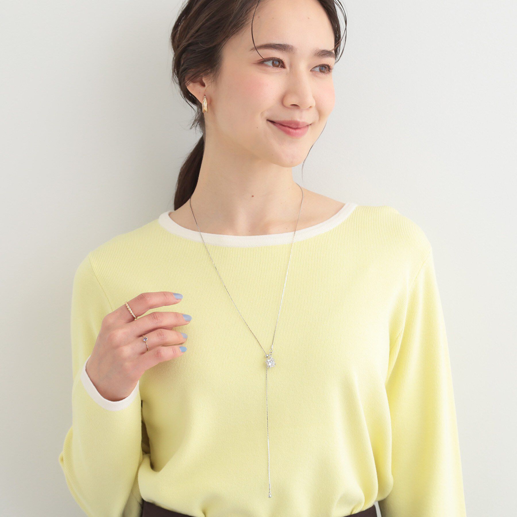 SHOO･LA･RUE「キュービックジルコニアネックレス」|ネックレス|