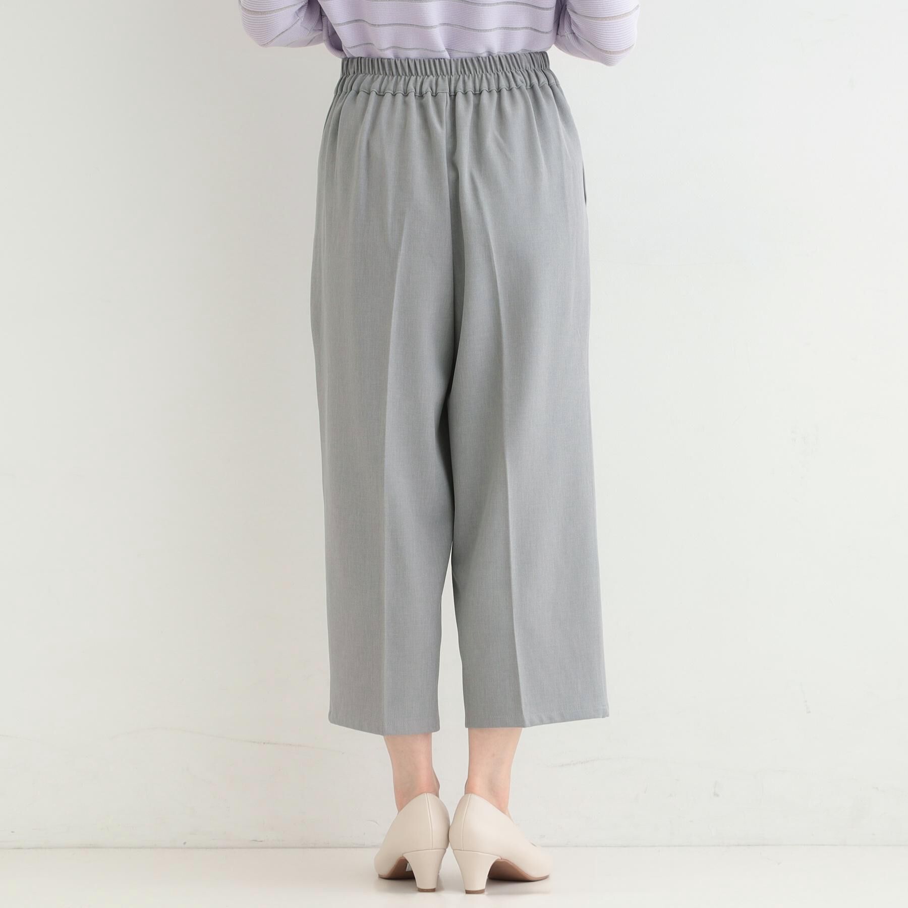 SHOO･LA･RUE「【着丈選べる/S-LL/洗濯機可】楽ちん&times;きれいみえ　ストレッチワイドパンツ」|その他|