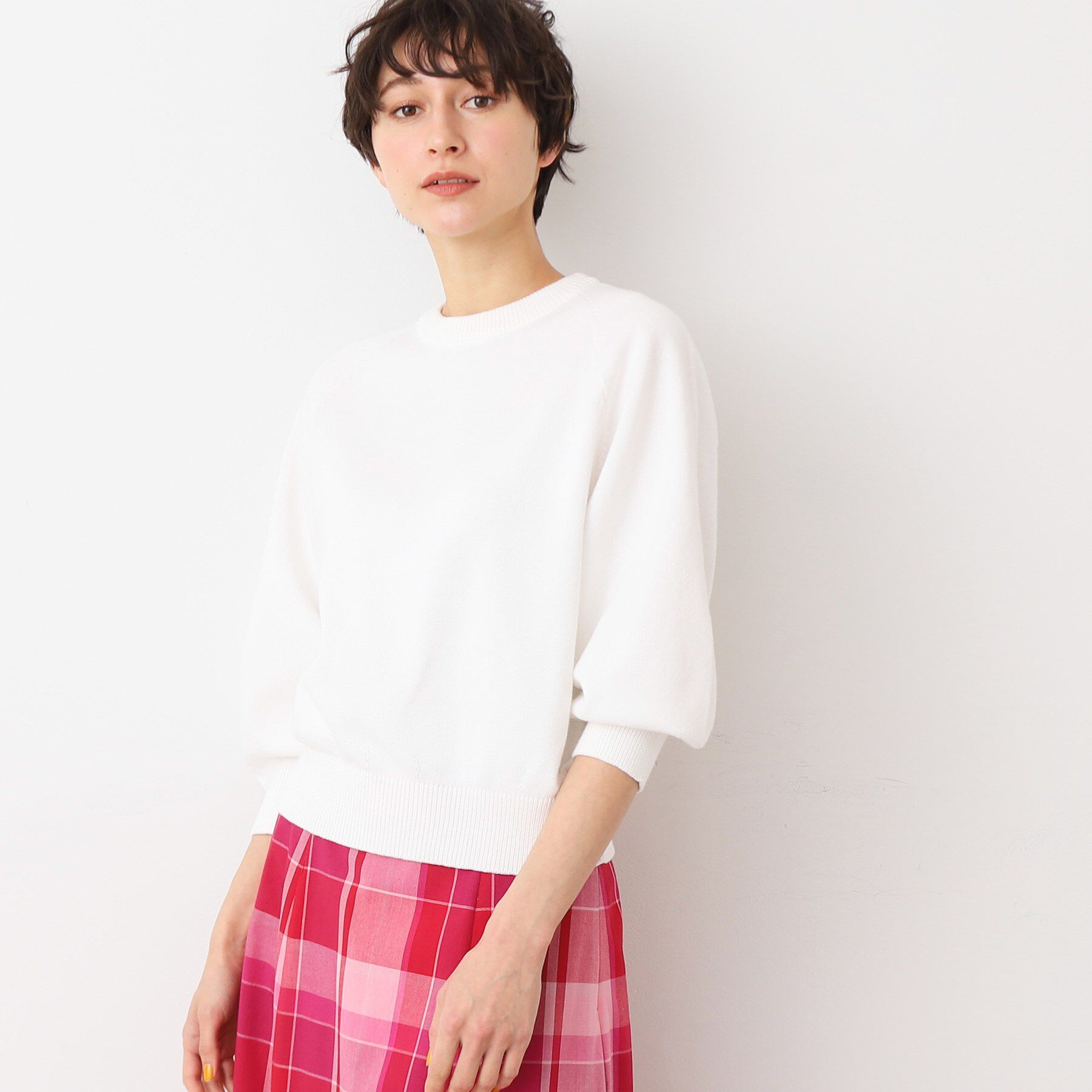 Dessin「【洗える・4サイズ展開】バルーンスリーブニット（XS～L）」|ニット・セーター|