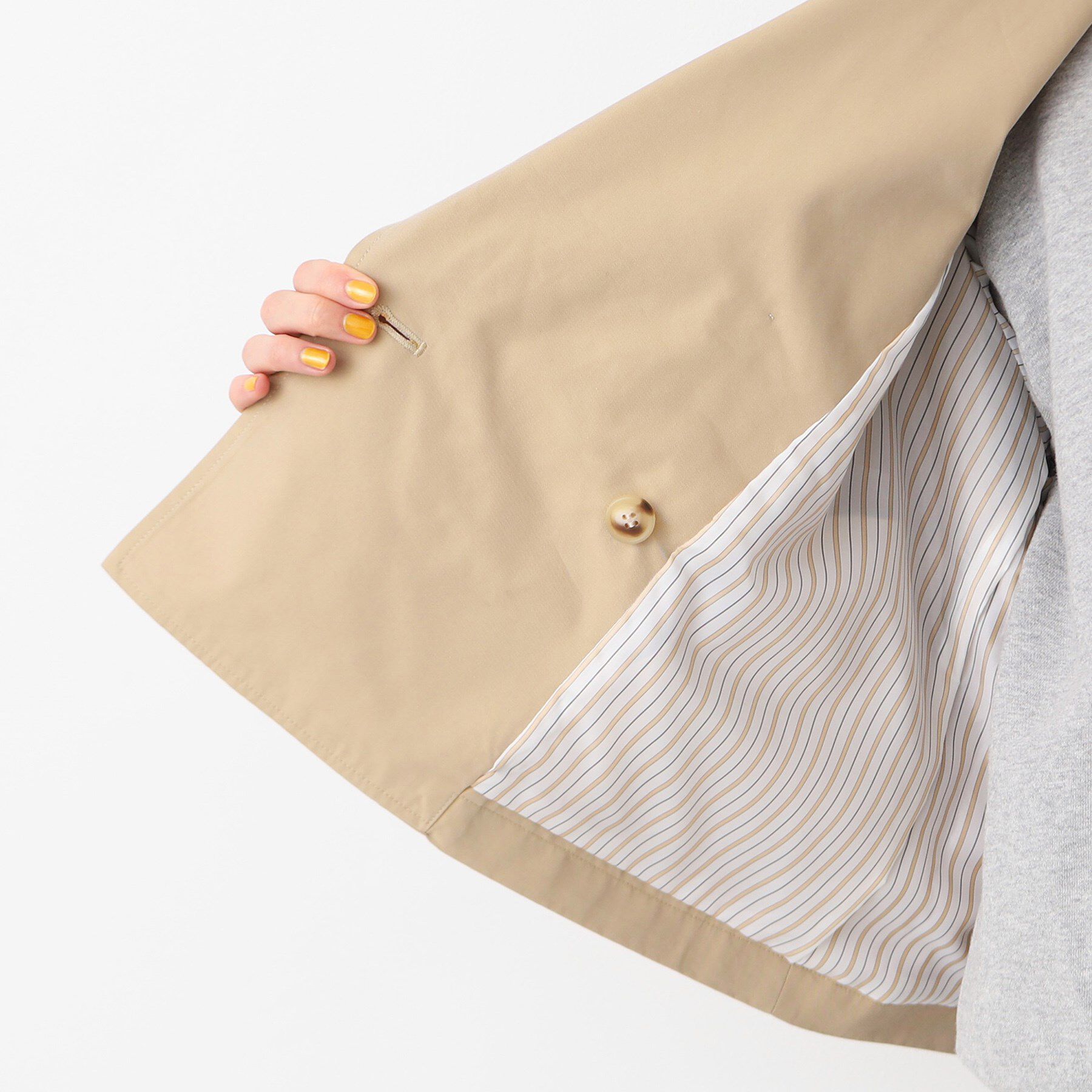 Dessin「【洗える】ショートトレンチジャケット」|テーラードジャケット|