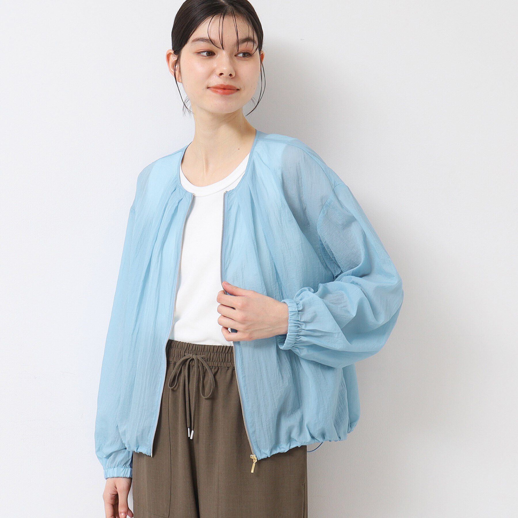 Dessin「【洗える】クルーネックブルゾン（S～L）」|ブルゾン・スタジャン|