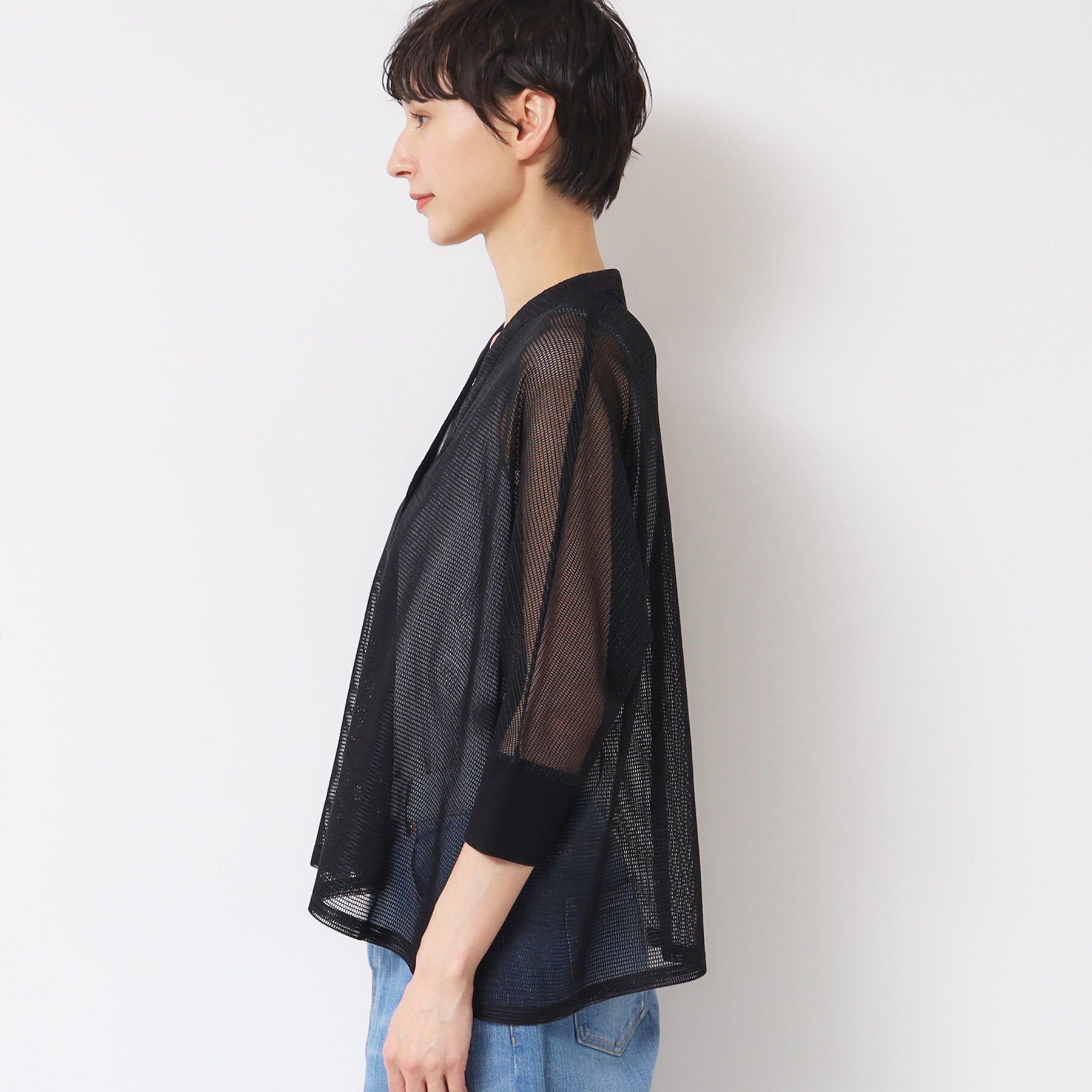 Dessin「【洗える】メッシュカーディガン」|カーディガン|