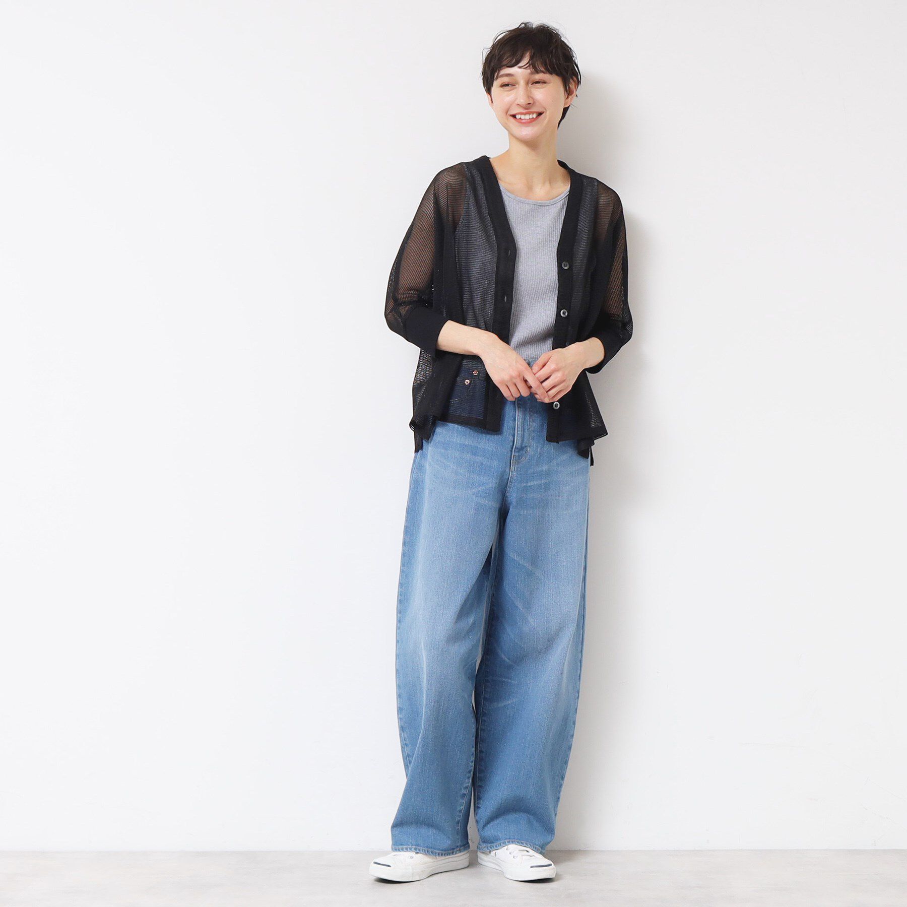 Dessin「【洗える】メッシュカーディガン」|カーディガン|