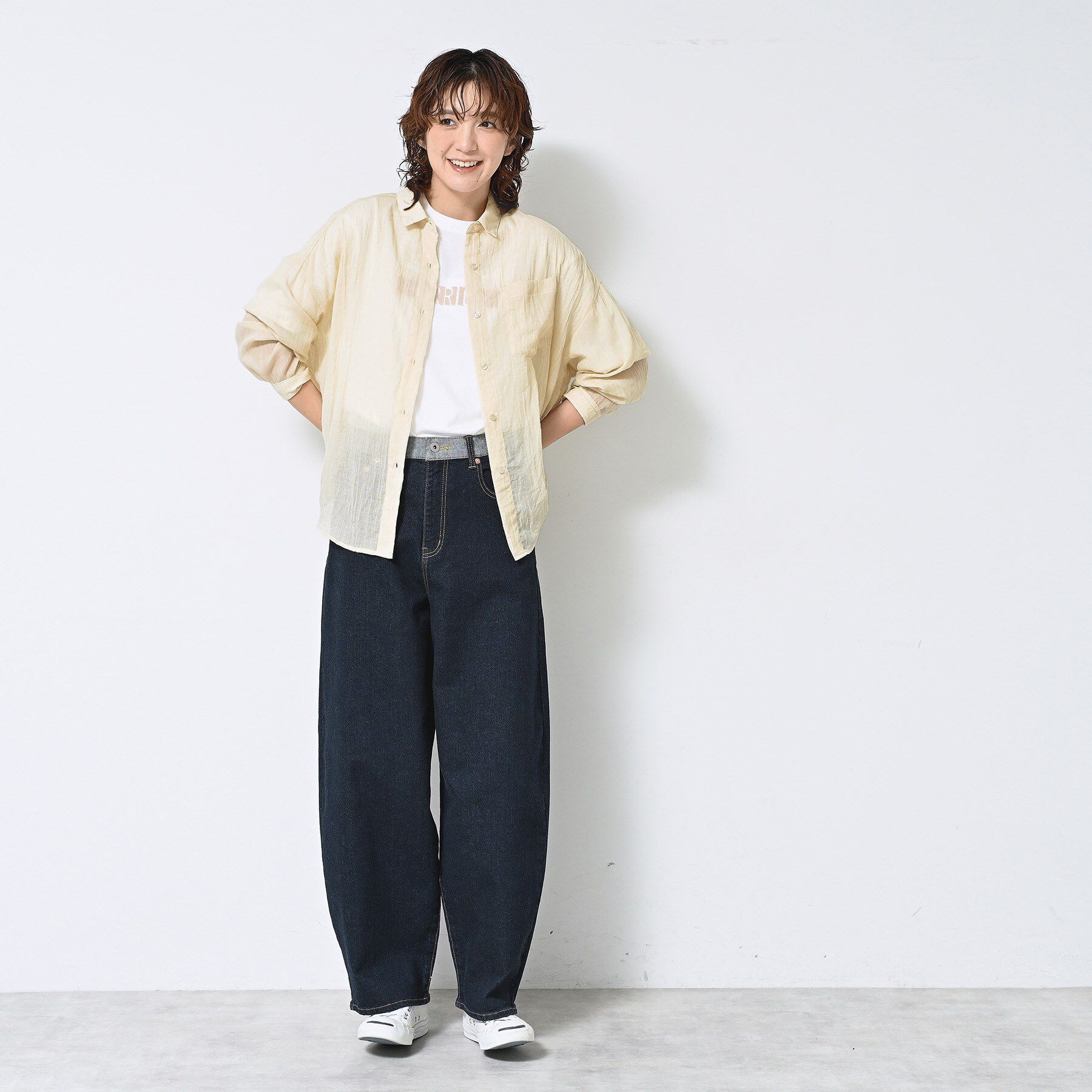 Dessin「【洗える】シアーシャンブレーシャツ」|シャツ・ブラウス|