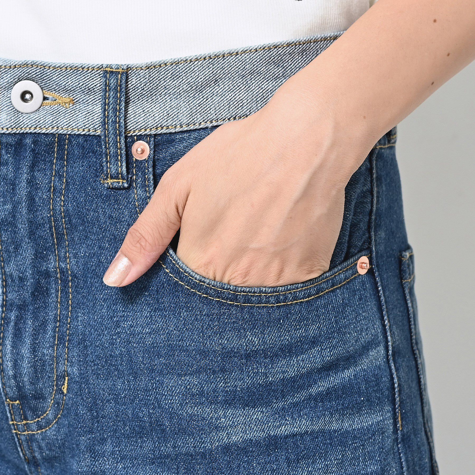 Dessin「【ユニセックス・洗える】ワイドデニム」|デニム|