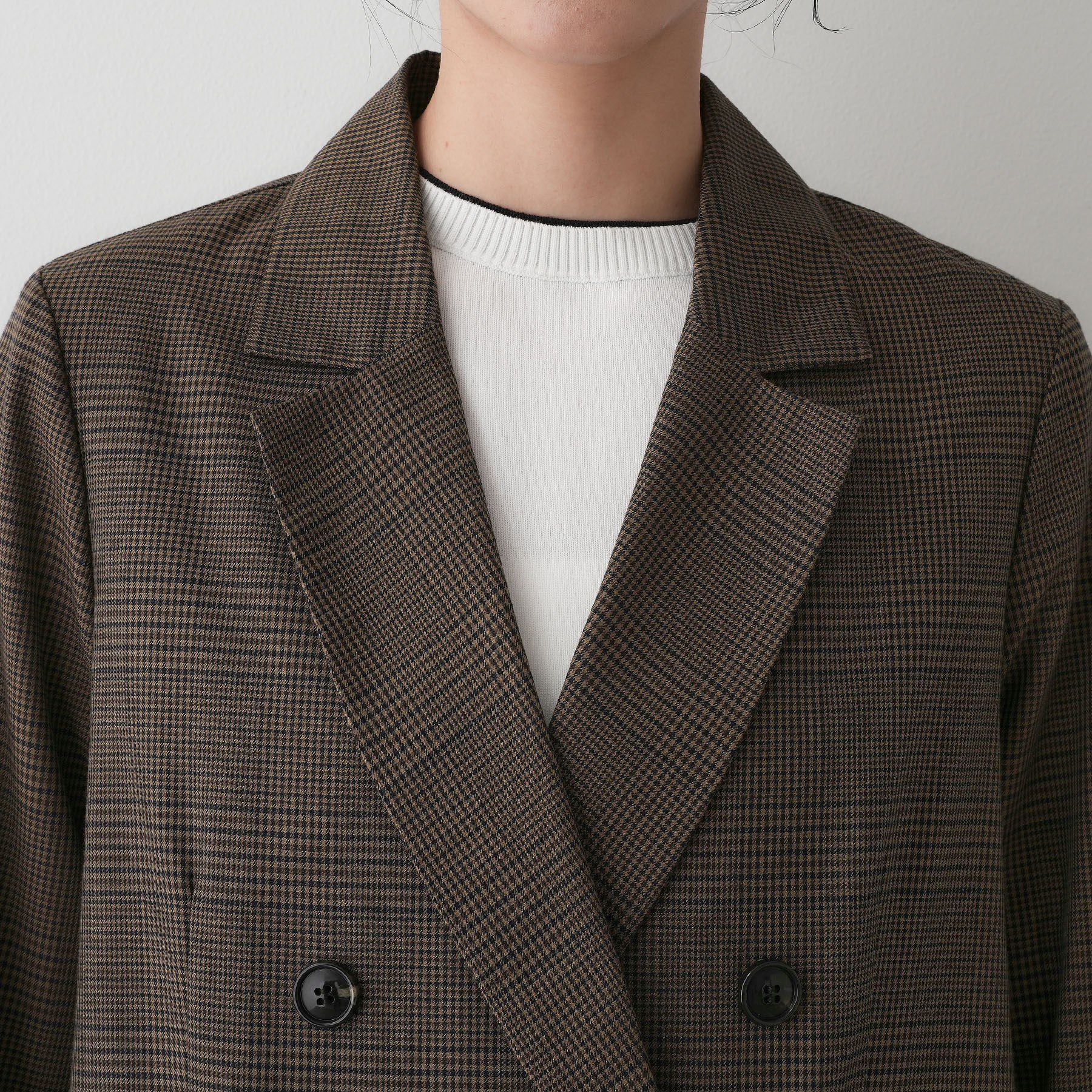 Dessin「【洗える】ダブルブレストジャケット」|テーラードジャケット|