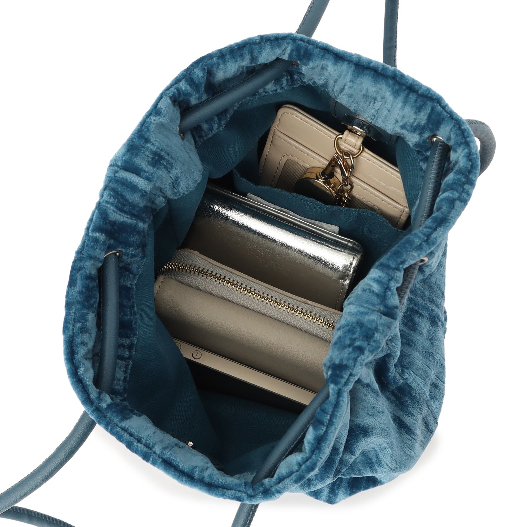 Dessin「ベロア巾着バッグ」|トートバッグ|