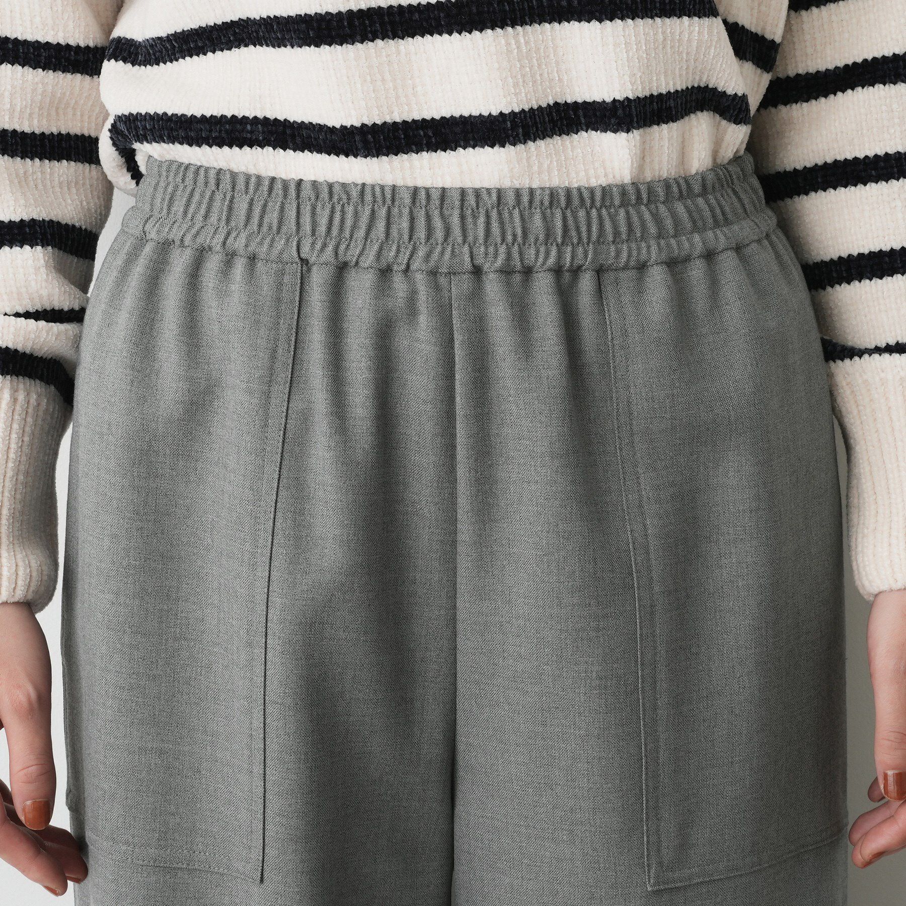 Dessin「【裏地付き/洗える】コンフォートワイドパンツ」|その他|