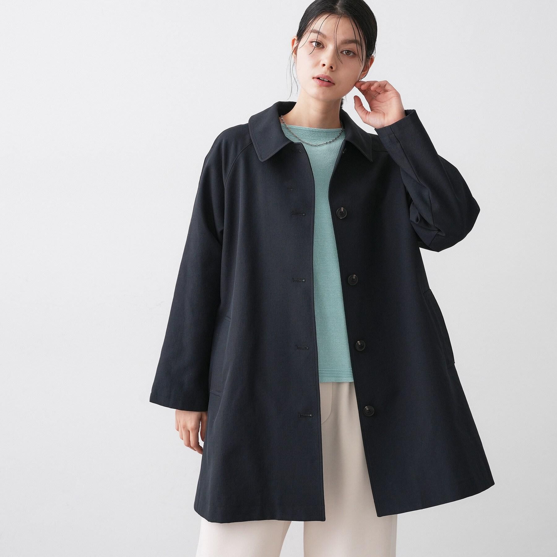 Dessin「【花粉ガード/撥水加工/洗える】ステンカラースプリングコート」|ステンカラーコート|