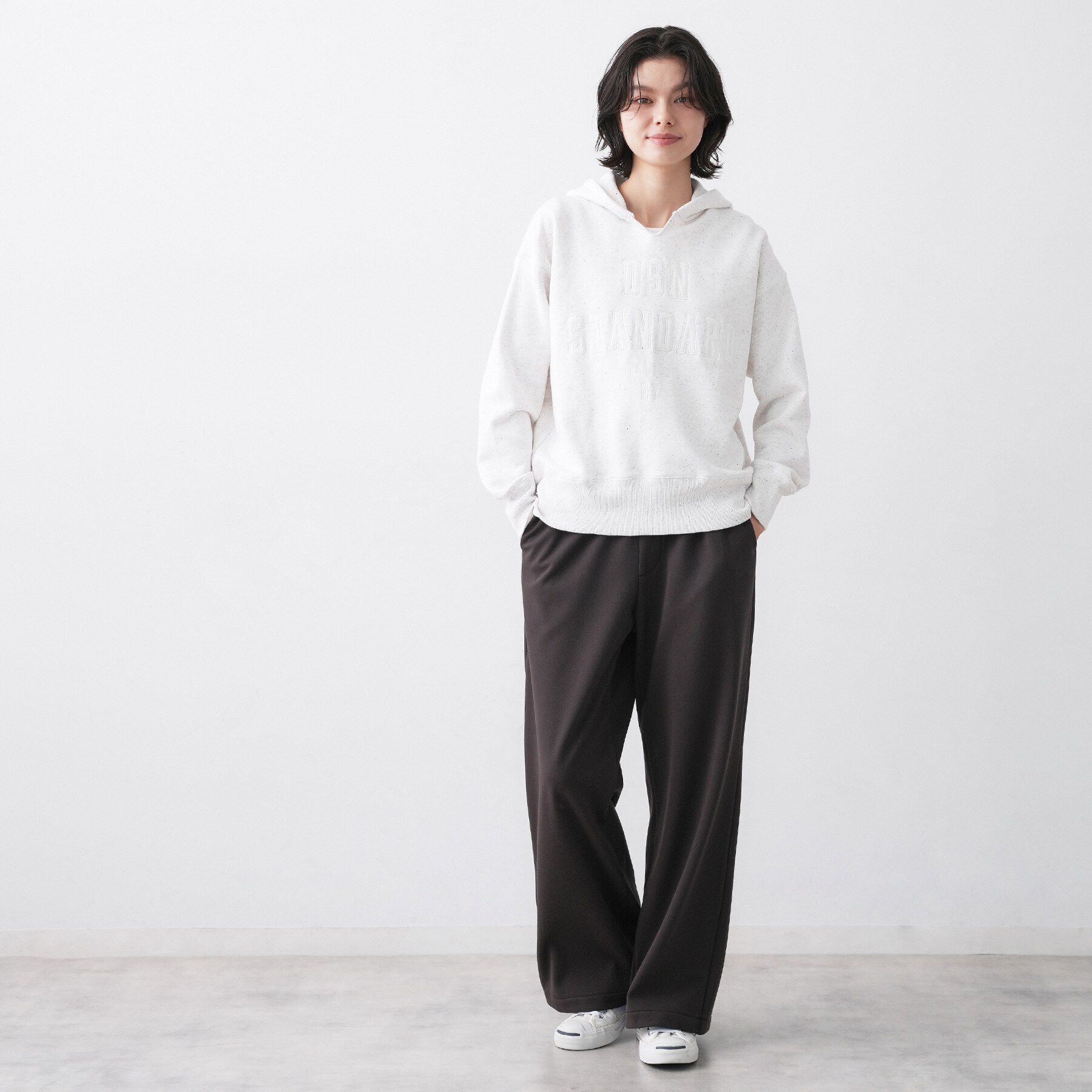 Dessin「【ユニセックス/洗える】スウェットライクワイドパンツ」|その他|