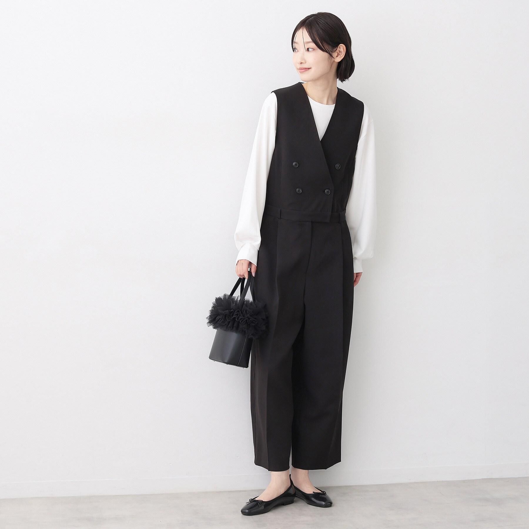 Dessin「【洗える】セットアップ風ジレオールインワン」|オールインワン|