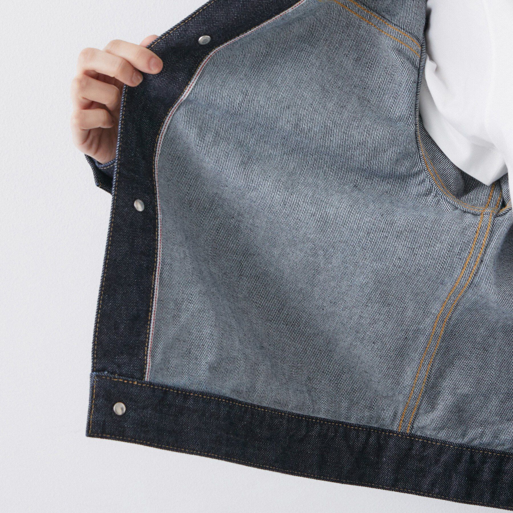 Dessin「【ユニセックス】セルヴィッジデニムジャケット」|デニムジャケット|