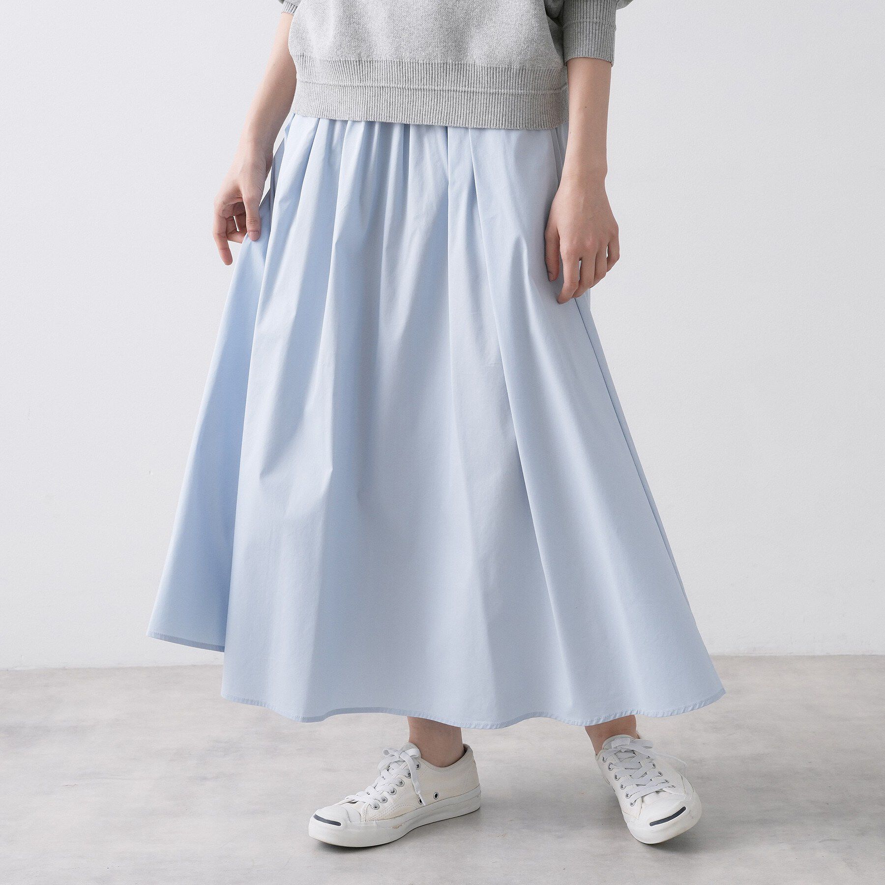 Dessin「【洗える】タックギャザーフレアスカート」|スカート|