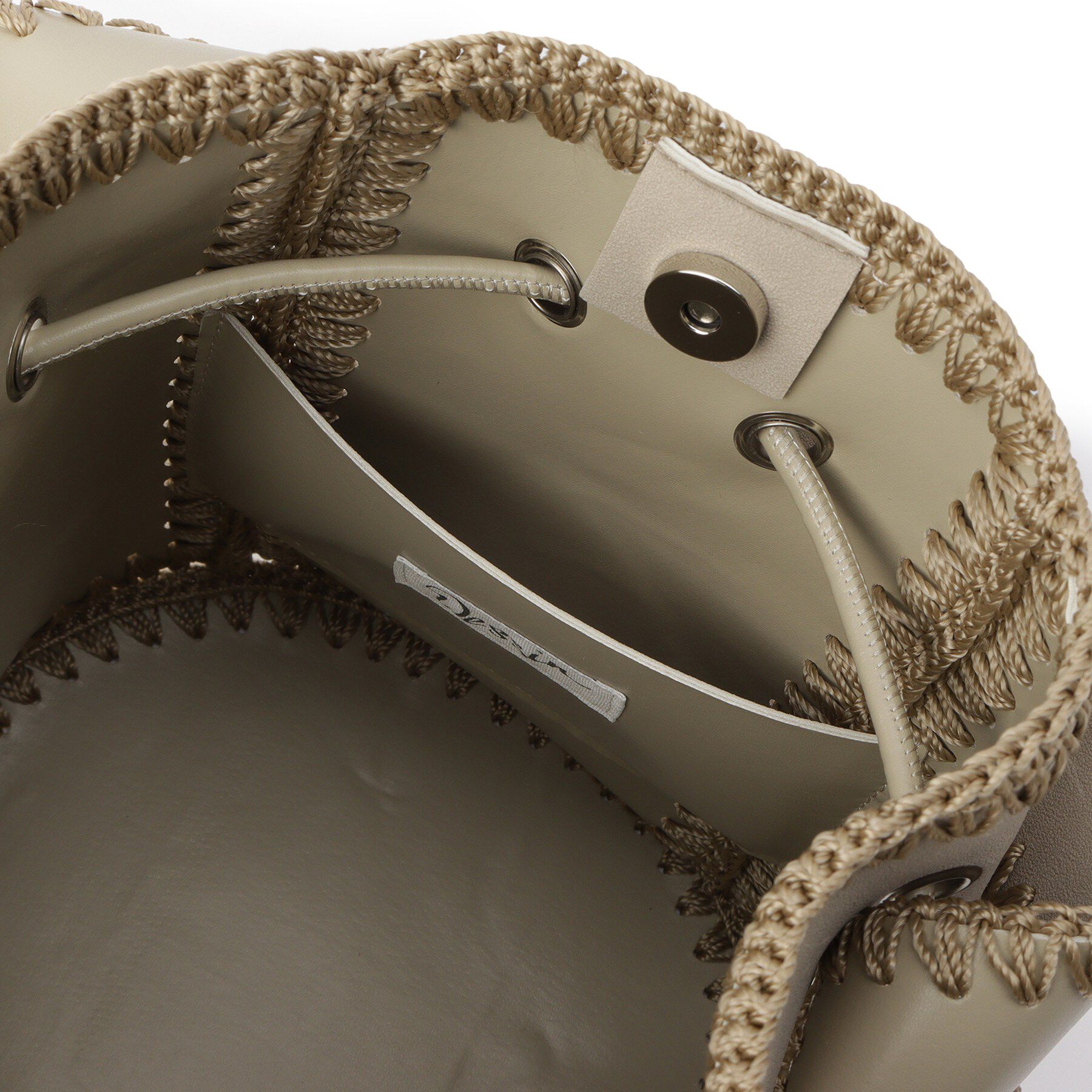 Dessin「【軽量】スエードライク巾着バケツバッグ」|ハンドバッグ|