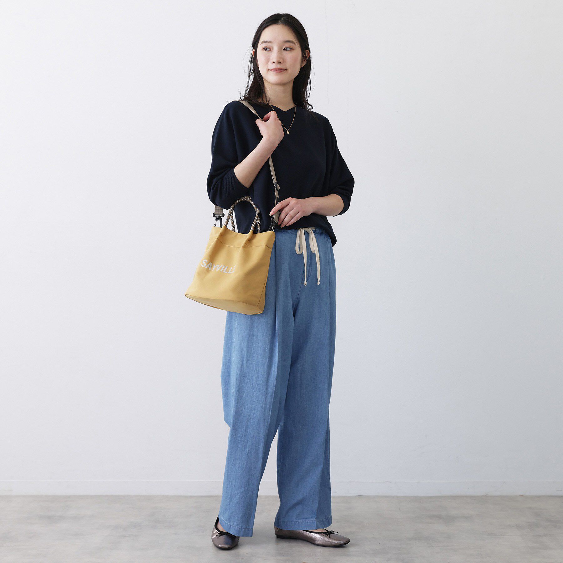 Dessin「【2WAY/軽量】コードハンドルミニトート」|トートバッグ|