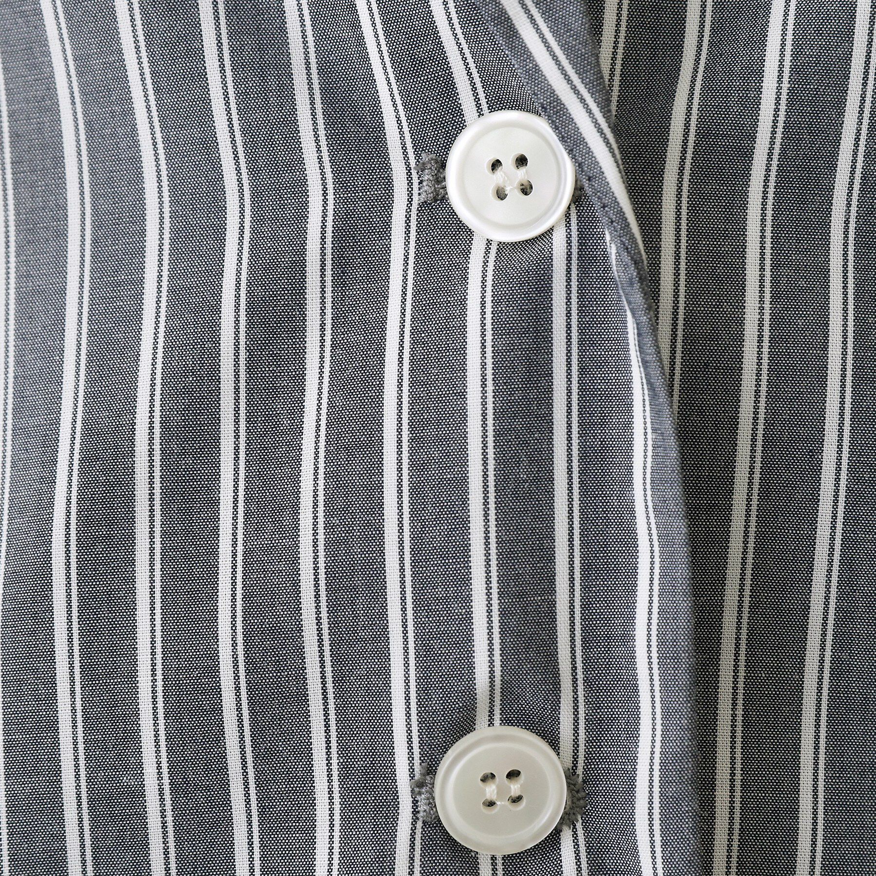 Dessin「【セットアップ可/洗える】ストライプシャツジャケット」|テーラードジャケット|