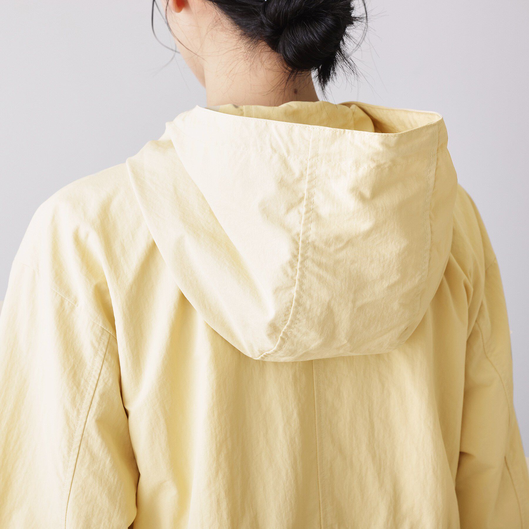 Dessin「【撥水・洗える】フーデッドライトブルゾン」|ブルゾン・スタジャン|