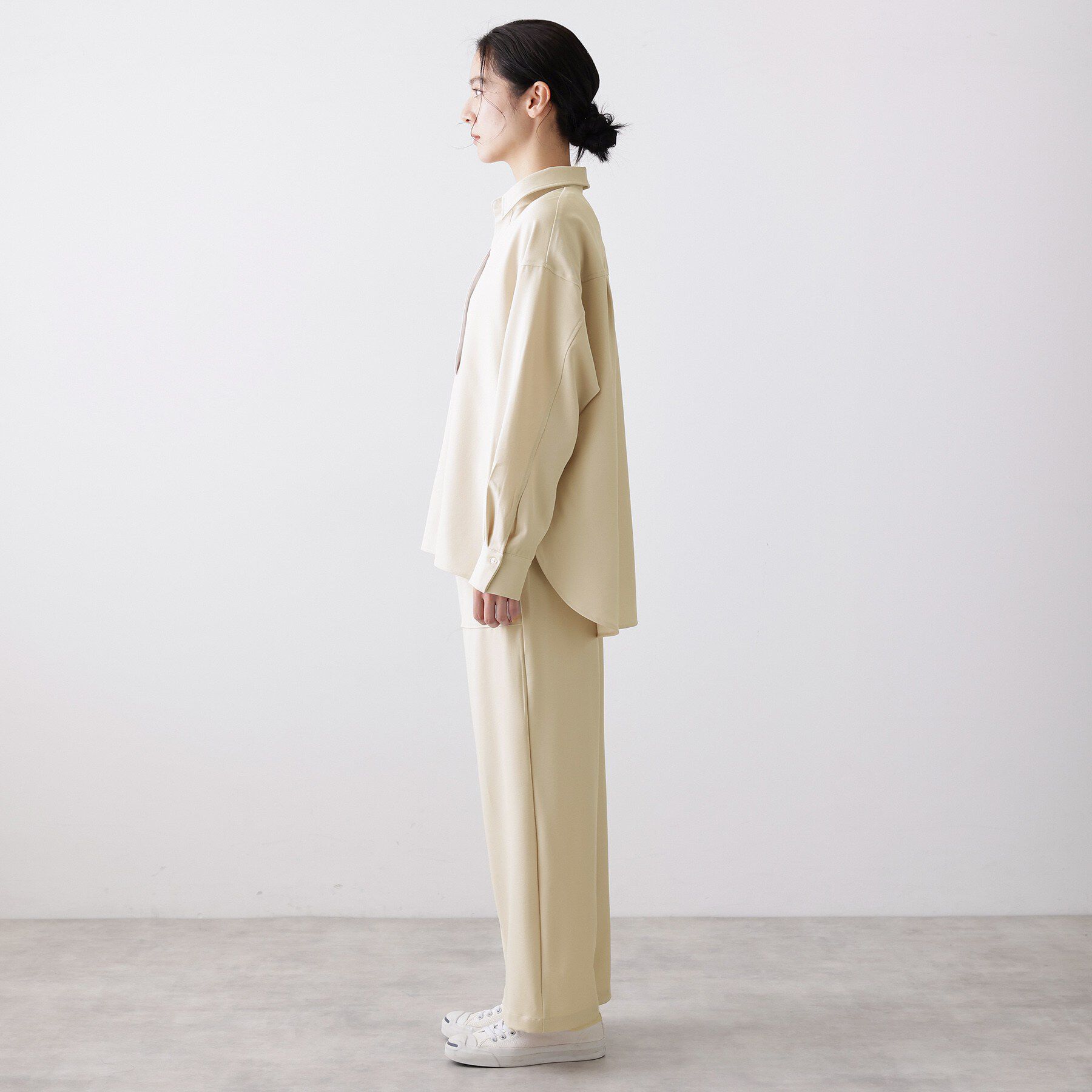 Dessin「【2点セット・洗える】メランジツイルセットアップ」|スーツ|