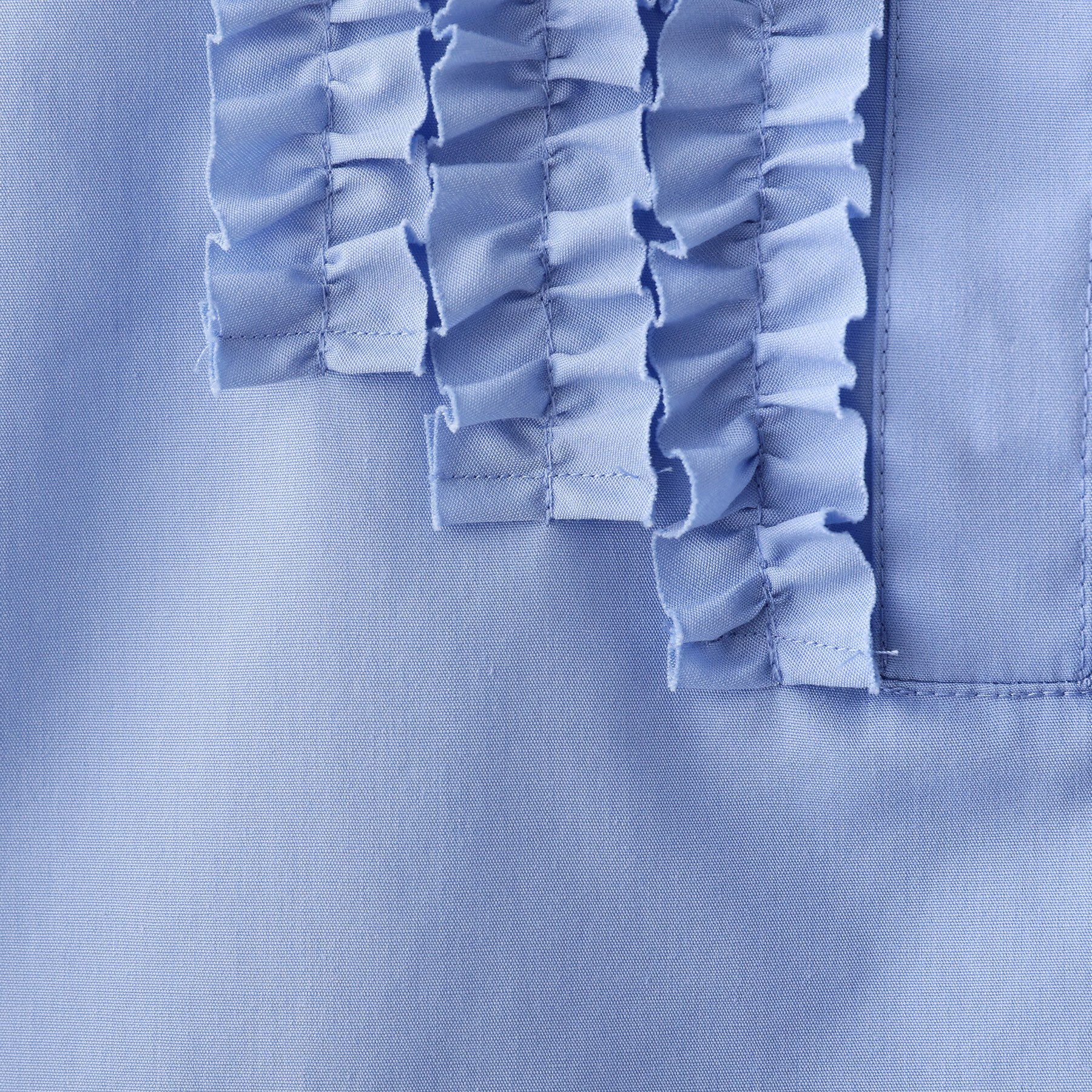 Dessin「【着映え/洗える】フロントフリルブラウス」|シャツ・ブラウス|