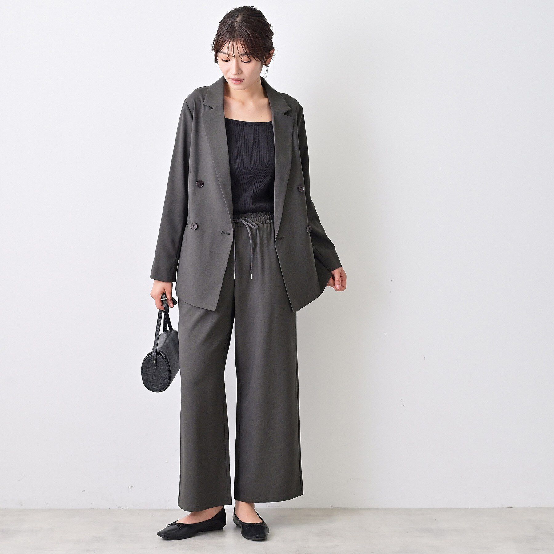 Dessin「【セットアップ可/洗える】ダブルストレッチジャケット」|テーラードジャケット|