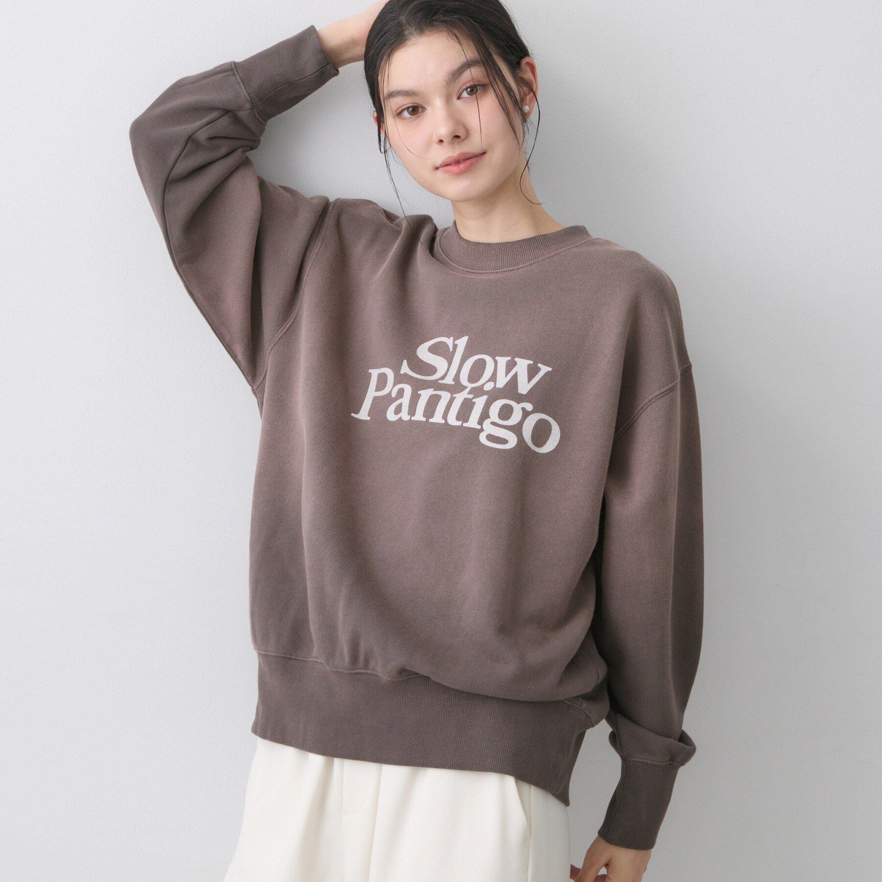 Dessin「【ユニセックス/洗える】ヴィンテージライク裏毛スウェット」|パーカー|