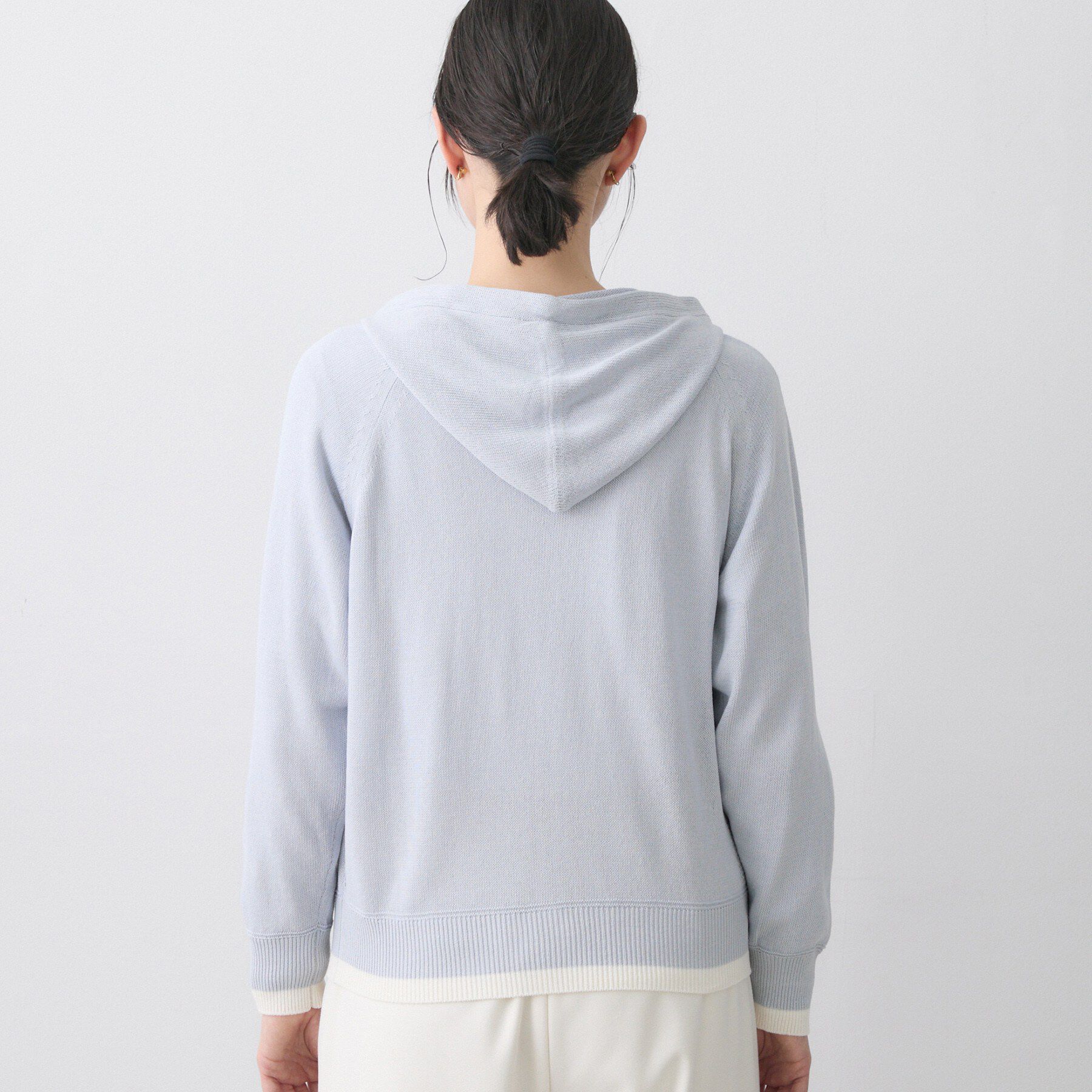 Dessin「【洗える】リネン混フーデッドパーカー」|パーカー|