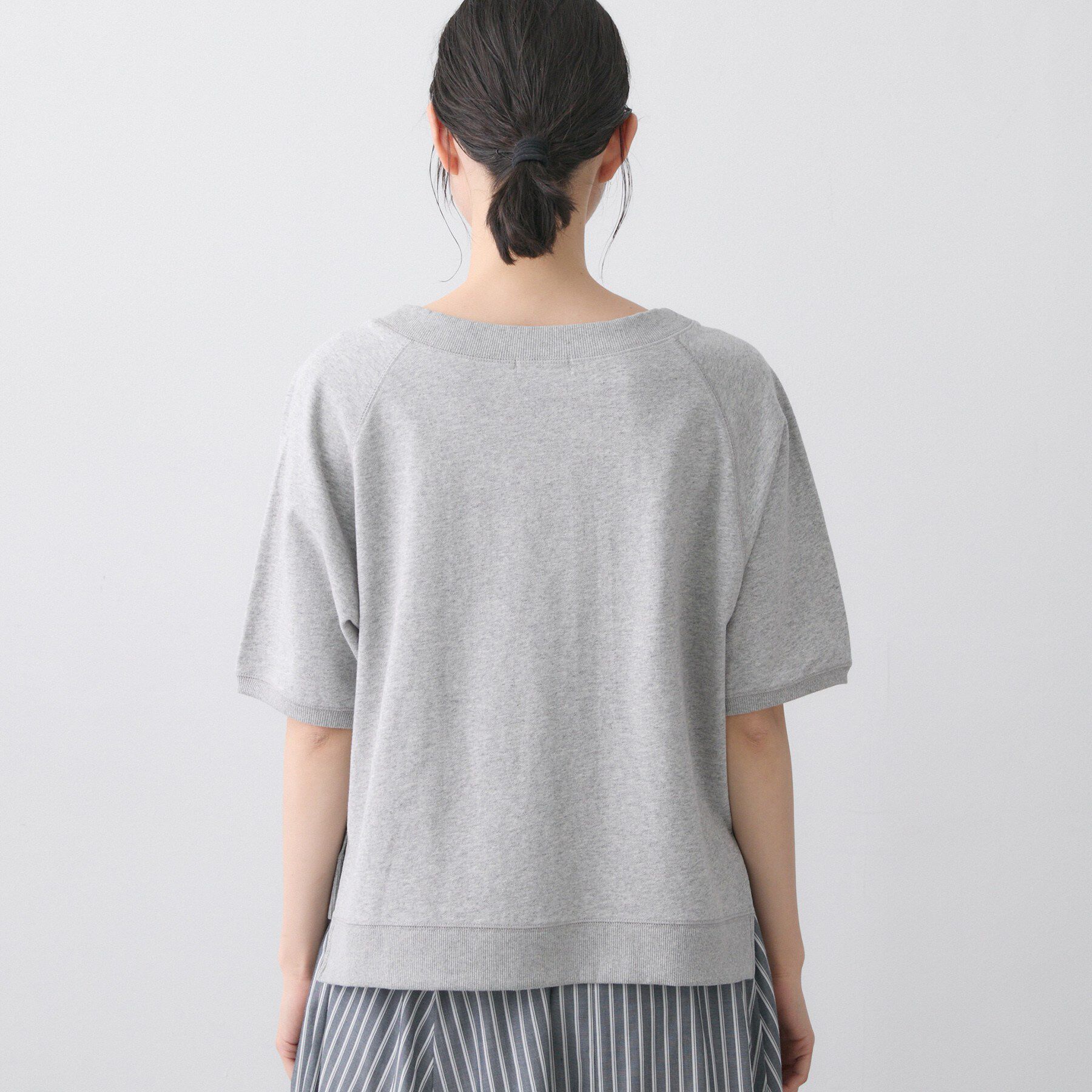 Dessin「【洗える】ミニ裏毛刺繍ロゴプルオーバー」|Tシャツ・カットソー|