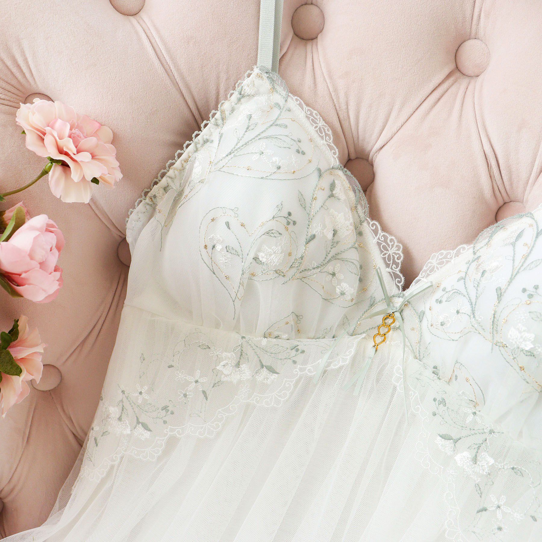 Risa Magli「フローチェ カップ付マキシワンピース」|インナー|