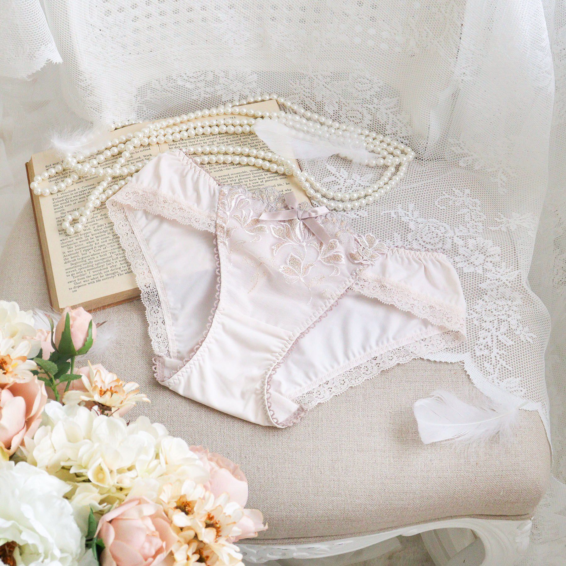 Risa Magli「リーゼル ノーマルショーツ」|インナー|ピンク(071)