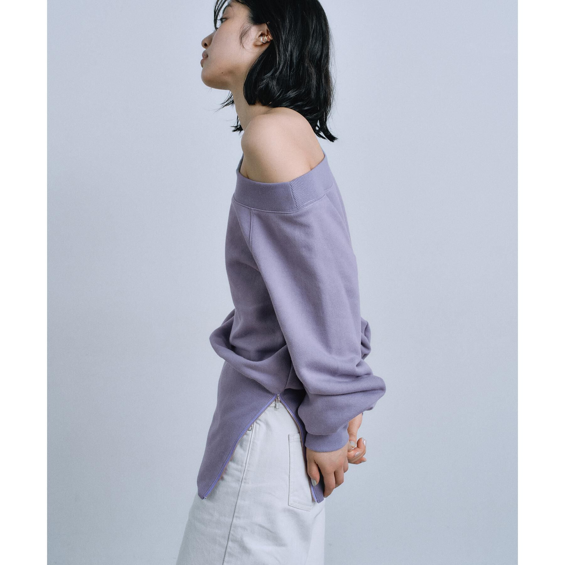 CODE A「off－shoulder sweat」|パーカー|