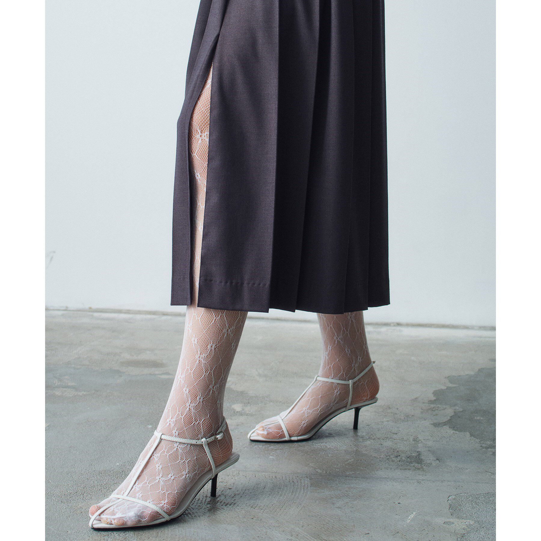 CODE A「piedi nudi｜flower lace tights」|タイツ・ストッキング|