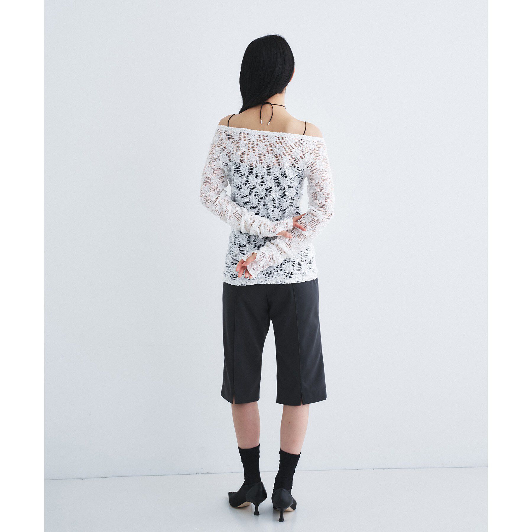 CODE A「floral lace tops」|Tシャツ・カットソー|